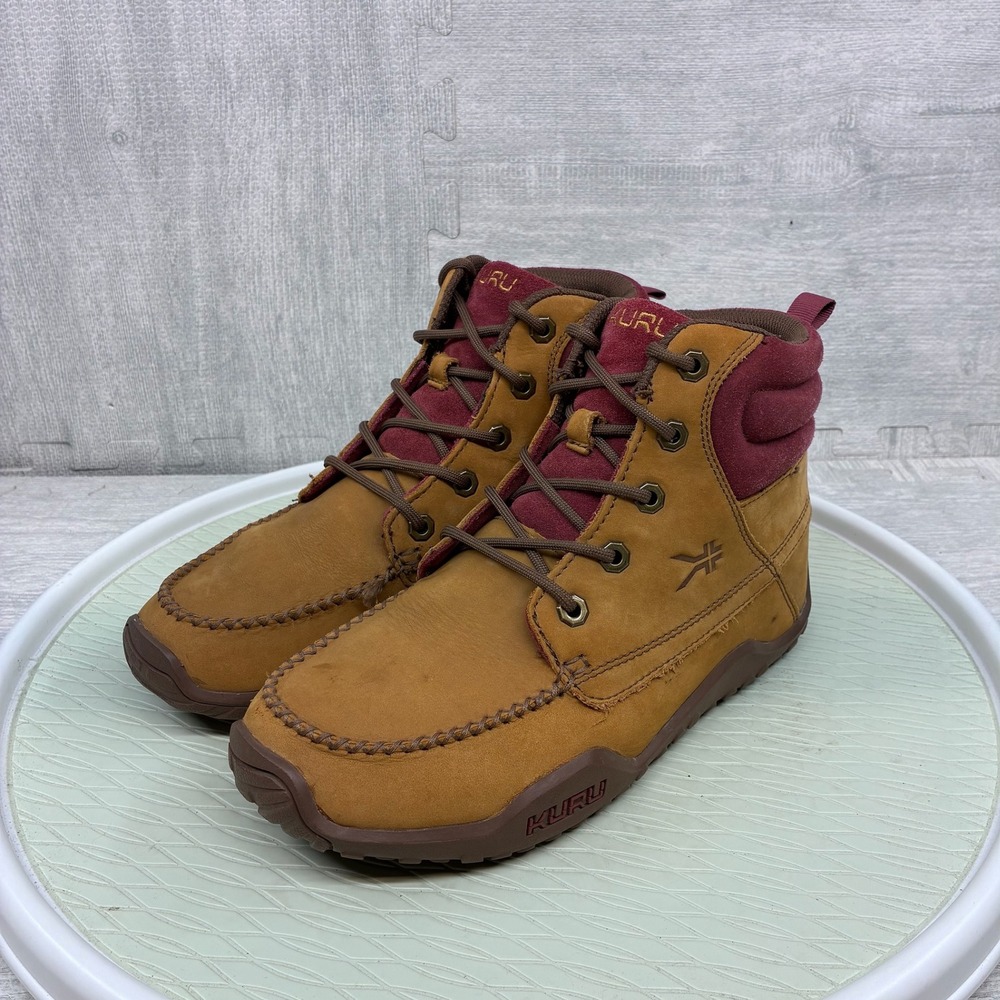 KURU Quest Boots Women's 9.5 Brown Leather Hiking Moccasin Toe 201402